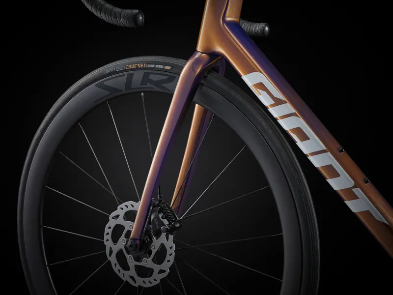 Giant TCR Advanced Pro 2 Road Bike In Gloss Meteor Storm/White-7