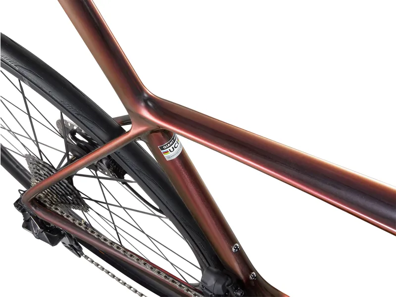 Giant TCR Advanced SL 0-DA Road Bike In Gloss Black Lava/Iris-5