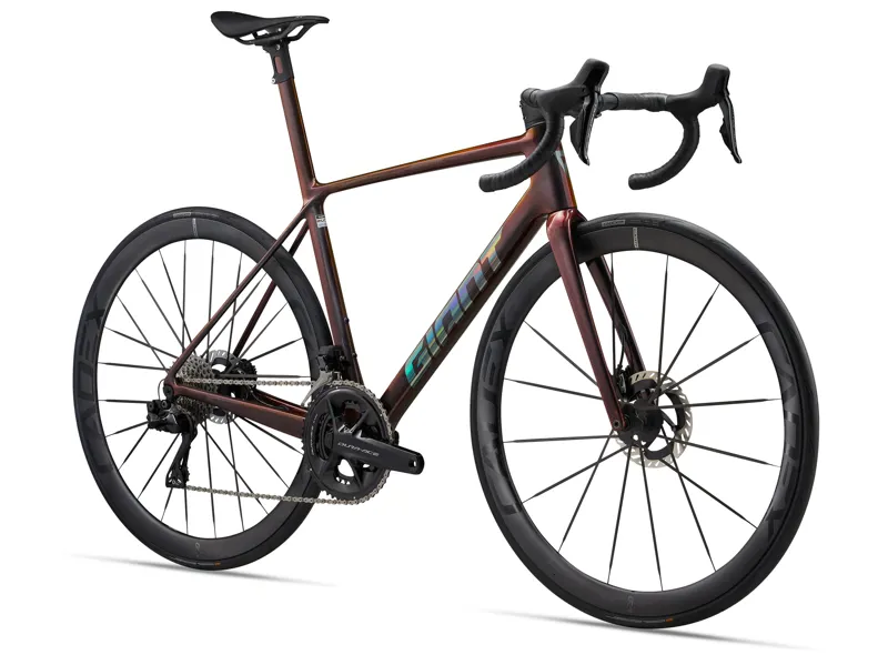 Giant TCR Advanced SL 0-DA Road Bike In Gloss Black Lava/Iris-10