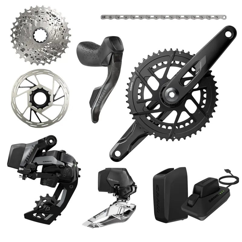 SRAM Rival AXS E1 2X Groupset - 48/35T Chainset and 10/36T Cassette