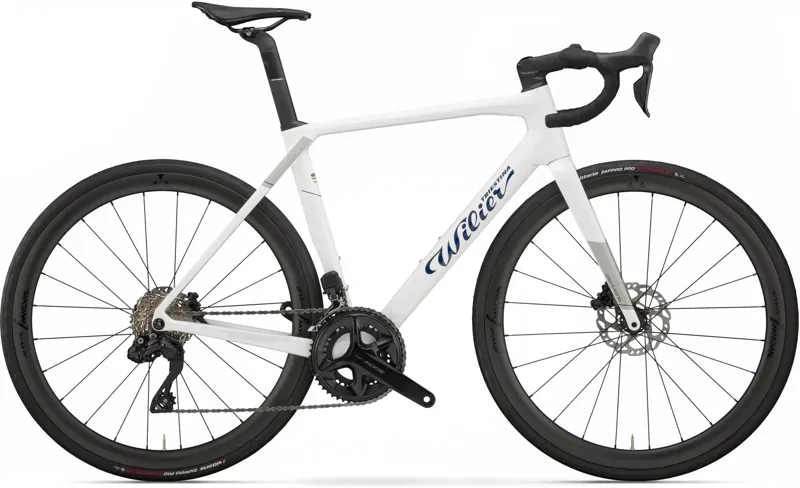 WILIER GRANTURISMO SL 105 DI2 SWR40 WHITE BLUE GLOSSY