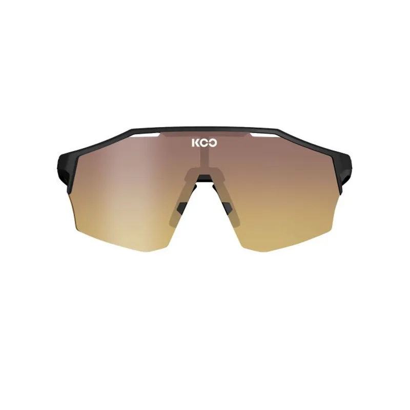 Koo Alibi Strade Bianche Matt Black Frame Sunrise Mirror Lenses-2