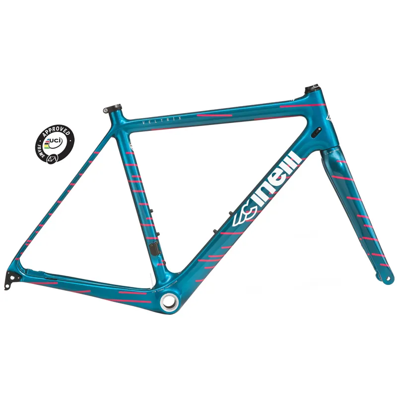 Cinelli Veltrix Disc Frameset in Blue-1