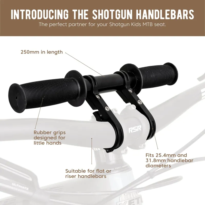 Shotgun 2-5yr Old Handlebar Black