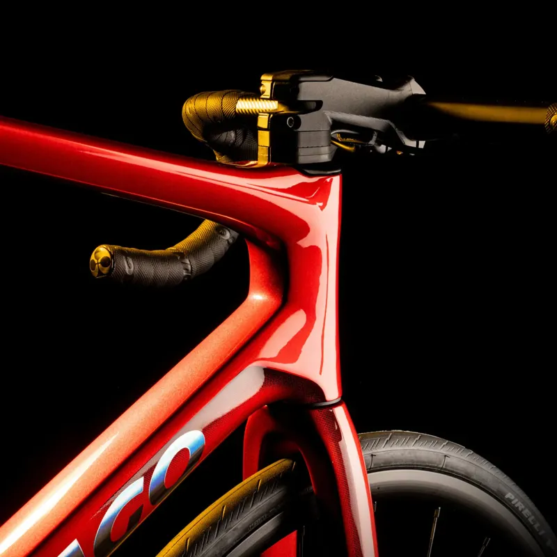 Colnago V4 Carbon Disc Frameset in 53cm Red-1