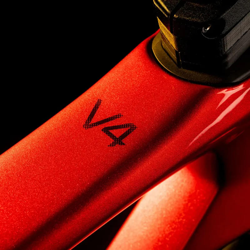 Colnago V4 Carbon Disc Frameset in 53cm Red-2