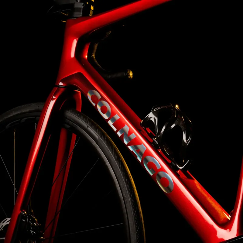 Colnago V4 Carbon Disc Frameset in 53cm Red-3