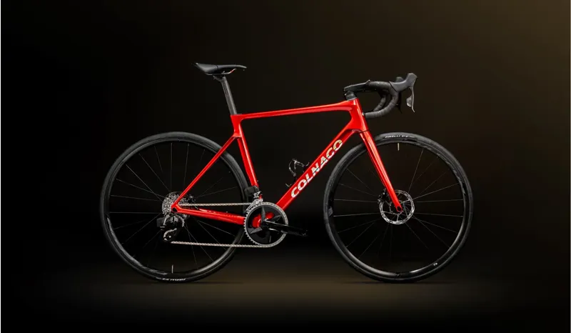 Colnago V4 Carbon Disc Frameset in 53cm Red-4
