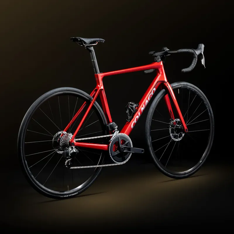Colnago V4 Carbon Disc Frameset in 53cm Red-5