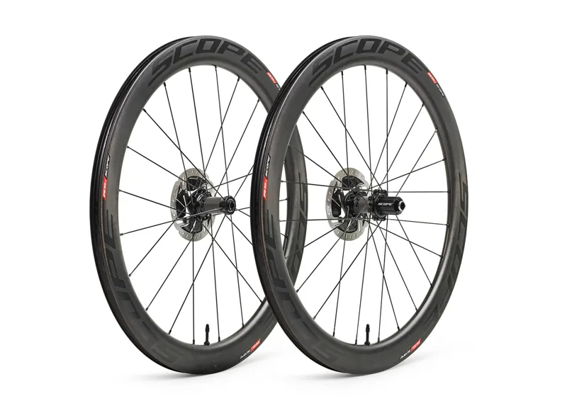 SCOPE R5D WHEEL SET - BLACK DECALS - CAMPAG