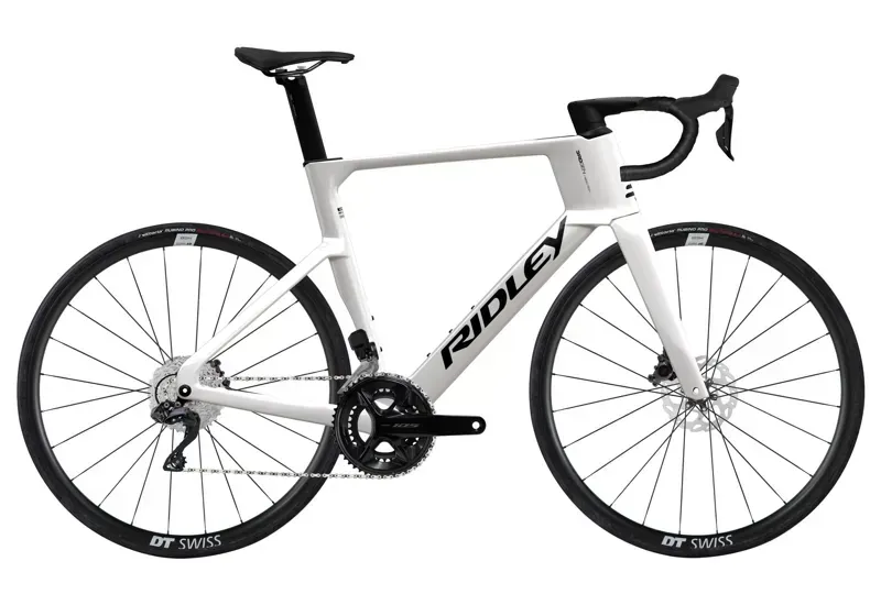 Ridley Noah 105 DI2 Road Bike in Pearl White