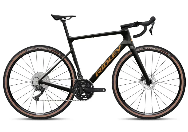 Ridley ASTR - GRX600 1x12 - Metallic Black/Bronze Gold