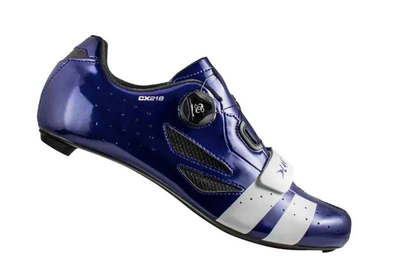 Lake CX218 Carbon Road Shoe Blue/ White Blue/White