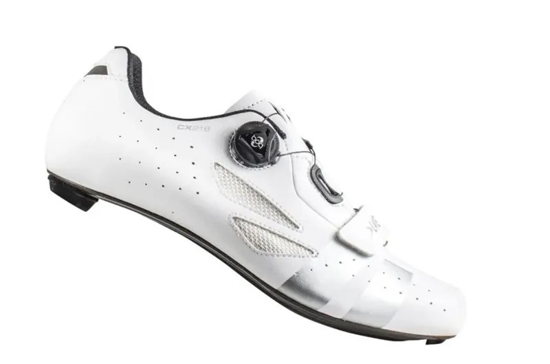 Lake CX218 Carbon Road Shoe White/ Silver White/Silver