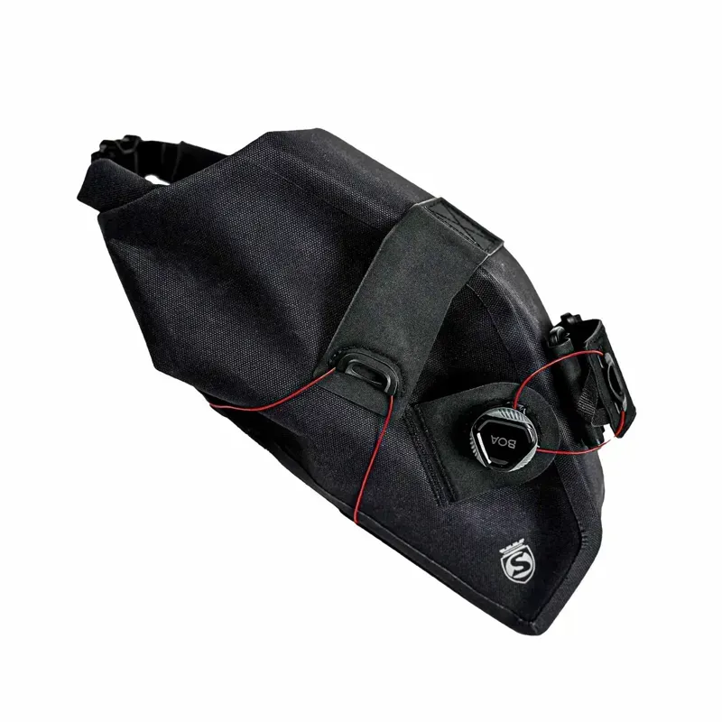 Silca Grinta Roll-Top 2-5-litre Adventure Saddle Bag in Black