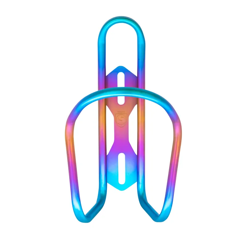 Silca Sicuro Anodised Titanium Bottle Cages / Unicorn one size