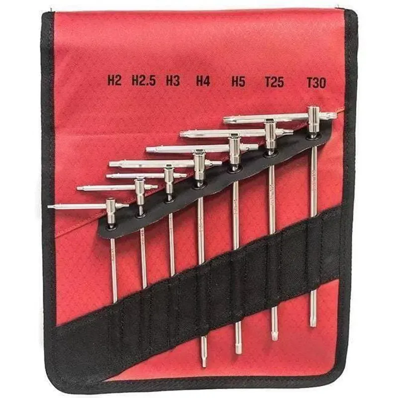 Silca T-handle Folio Kit in Silver