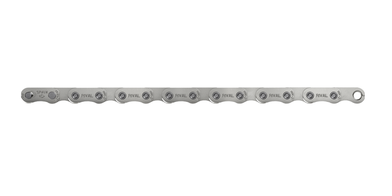 SRAM Chain RIVAL E1 Flattop - With PowerLock - 12/13 Speed: SILVER 1