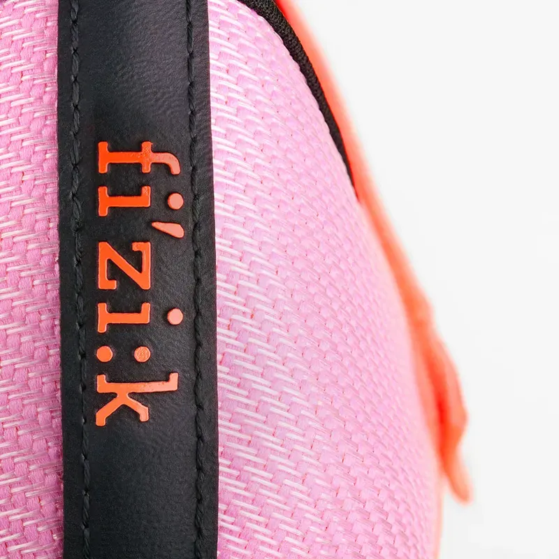 Fizik Vento Powerstrap Aeroweave Shoes In Coral/Black-4