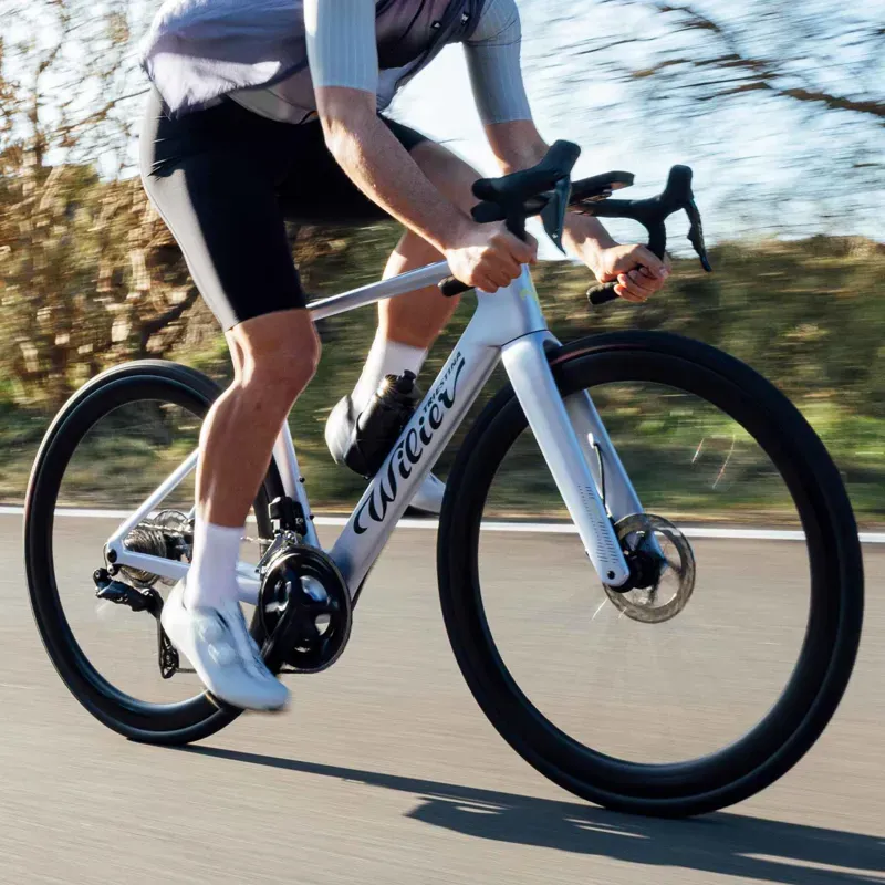 Wilier Rapida 105 12x Bike in Dusk Grey-8
