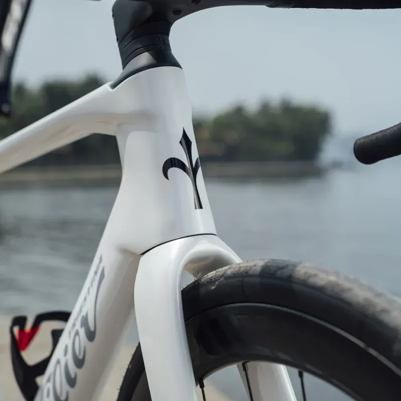 Wilier Rapida 105 12x Bike in Weekend White-3